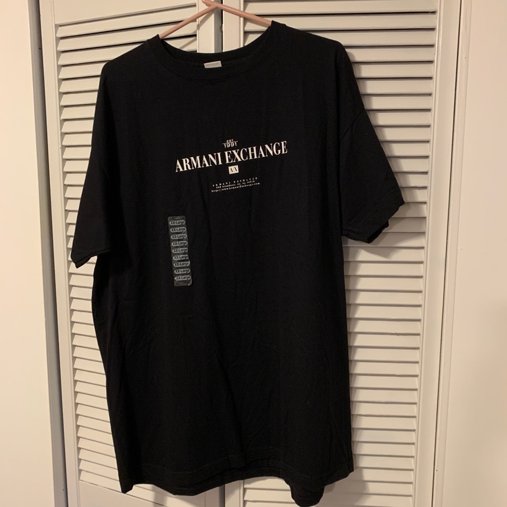 NWT Armani Exchange Black T-Shirt